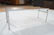 Modernist Chrome Frame Small Coffee Table. Inset - 7