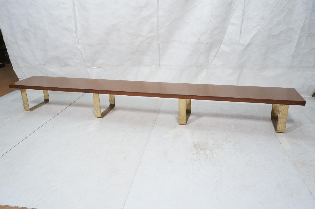 8' Extremely Long Modernist  Bench Cocktail Table (1 of 12)