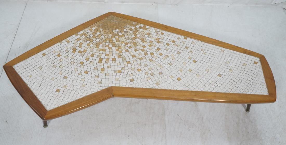 Mid Century Modern Tile Top Cocktail Table. Shape (1 of 12)