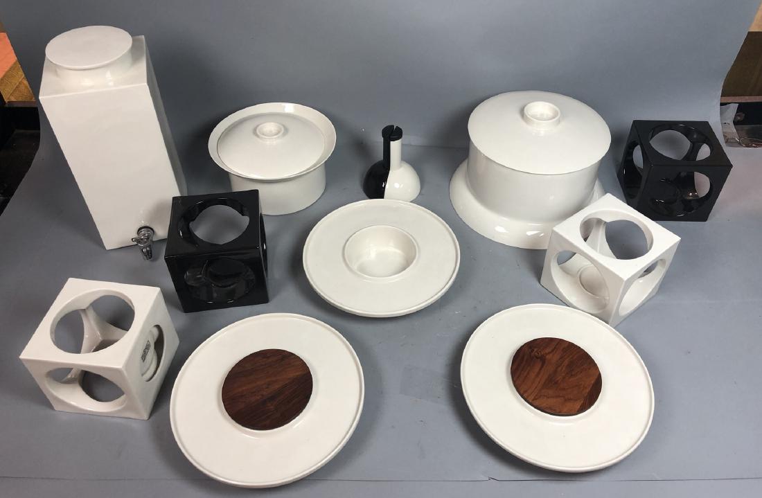 11pc MICHAEL LAX Primaries China. Black & White I (1 of 10)