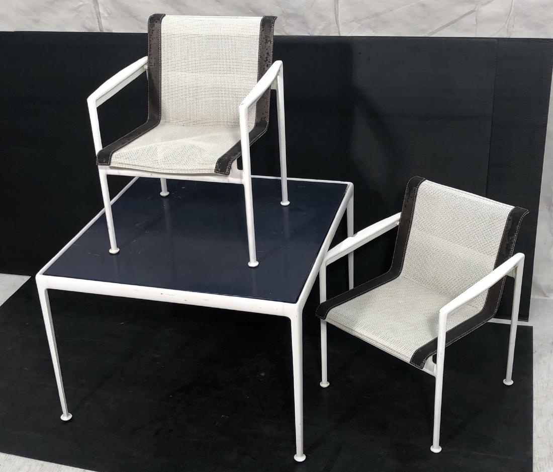 3pc Richard Schultz Outdoor Garden Furniture. Squ (1 of 8)