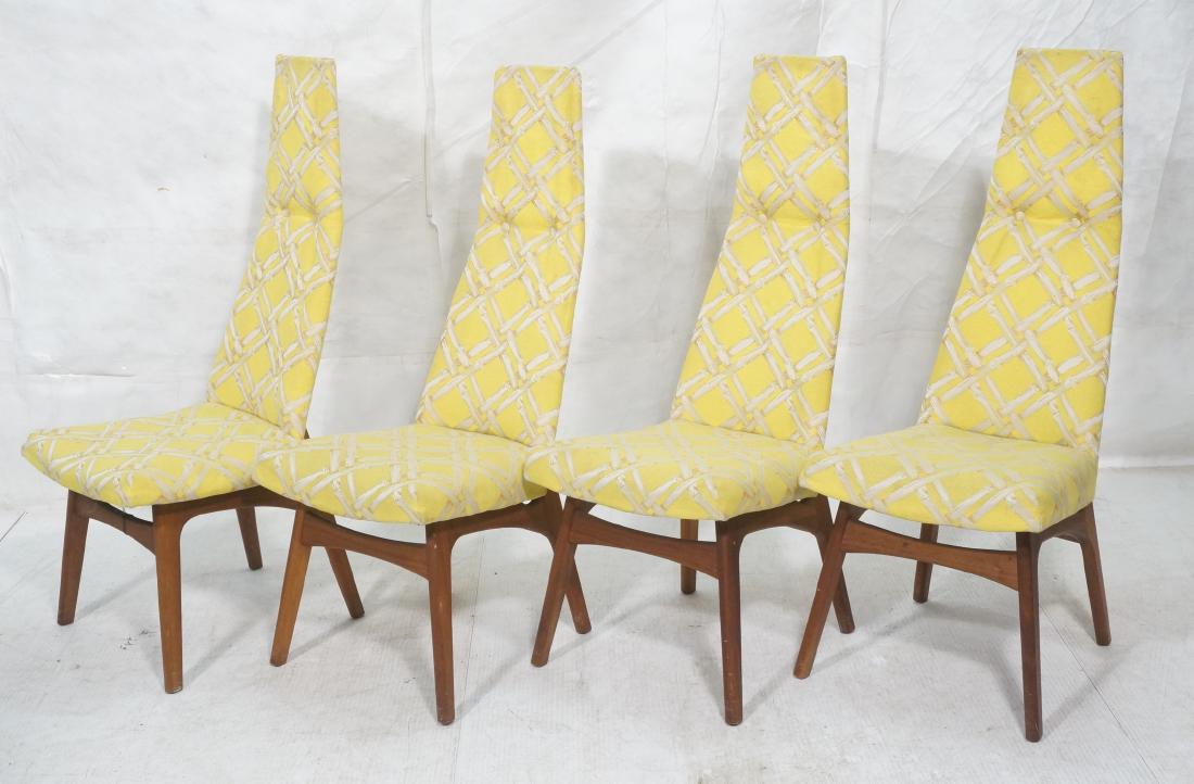 Set 4 Tall Back ADRIAN PEARSALL Dining Chairs. No (1 of 11)