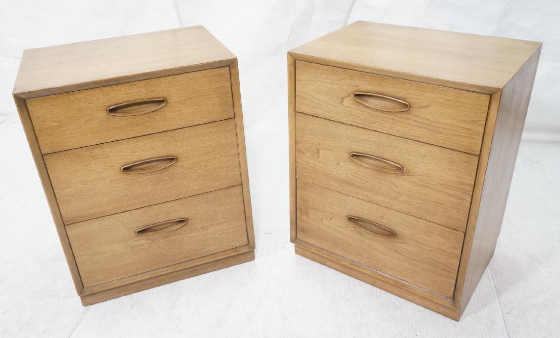 Pr Henredon Blond Wood Night Stands. CIRCA 60 Ope (1 of 14)