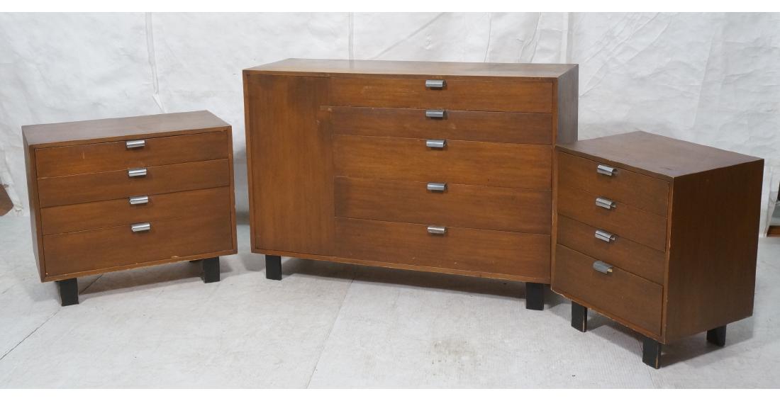 3pc GEORGE NELSON for HERMAN MILLER Chests. Low C (1 of 9)