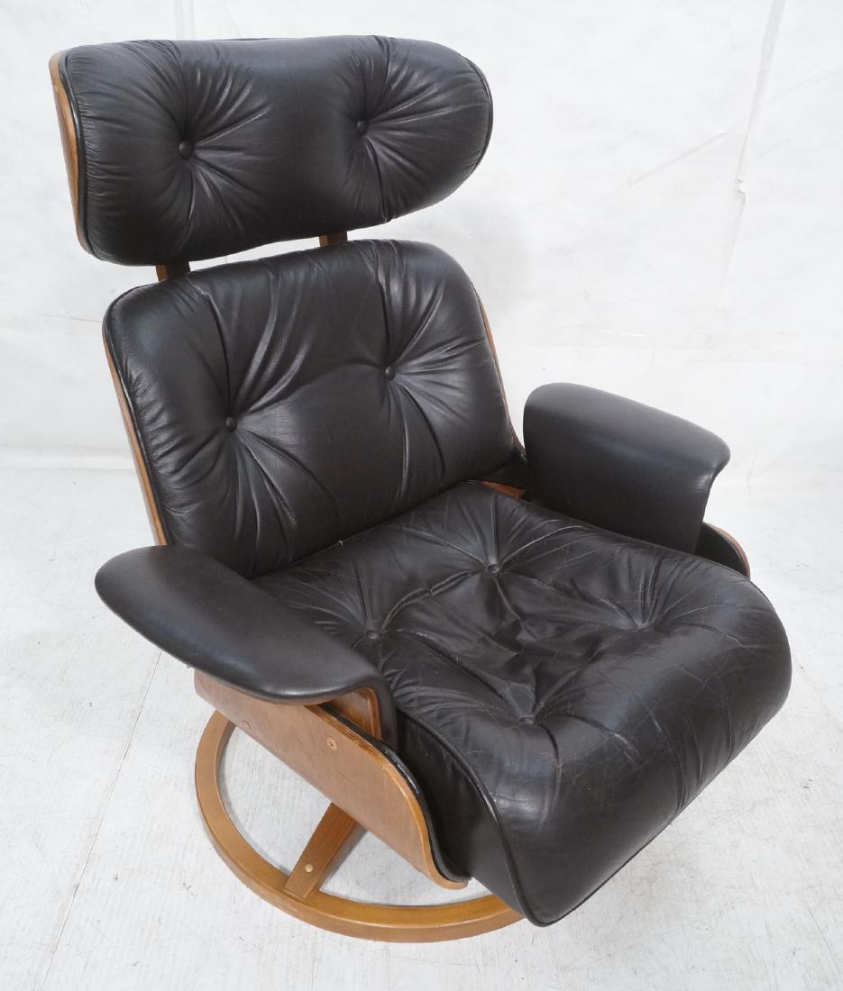 Plycraft Reclining Swivel Lounge Chair. Contempor (1 of 9)