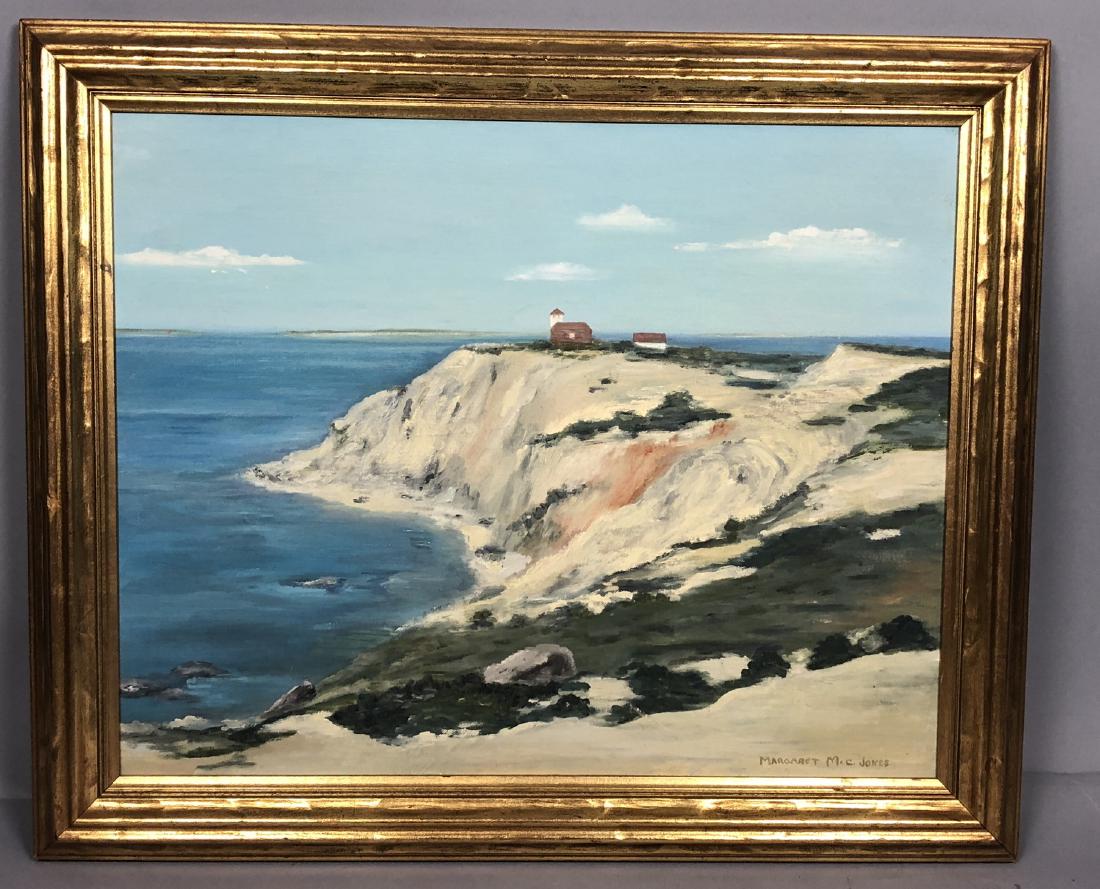 MARGARET MCC JONES Coastal Landscape Painting. "G (1 of 9)