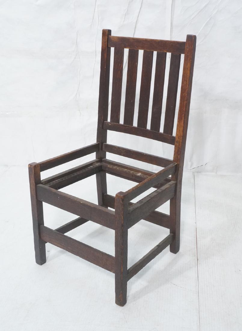 GUSTAV STICKLEY Arts & Crafts Mission Oak Chair F (1 of 10)