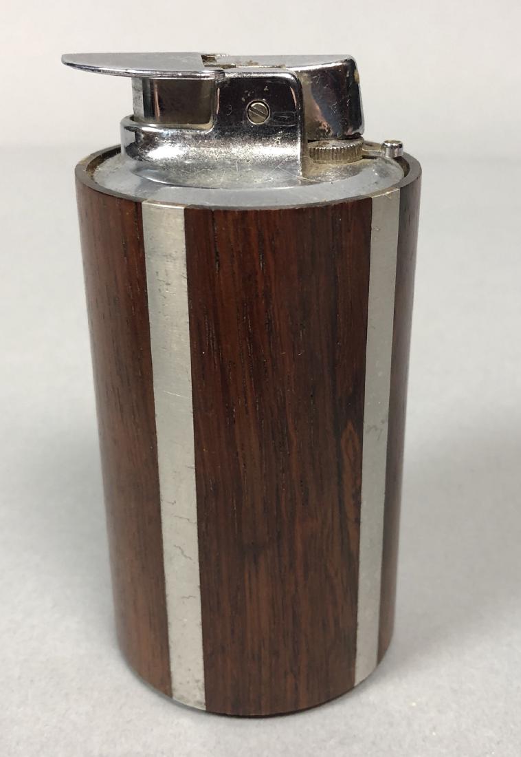 PAUL EVANS, PHILIP POWELL Walnut Cigarette Lighte (1 of 5)