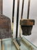 Modernist Brass & Glass Fireplace Tool Set. Thick - 4