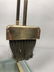 Modernist Brass & Glass Fireplace Tool Set. Thick - 5