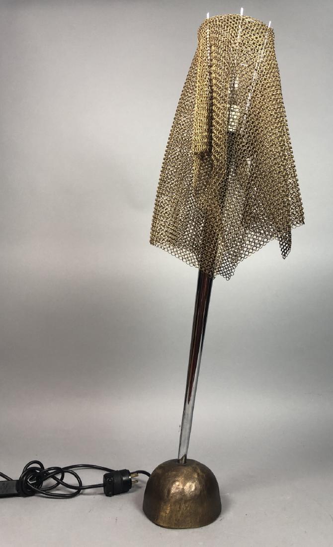 ARTEMIDE Italian Bronze Chrome Table Lamp. TONI C (1 of 7)