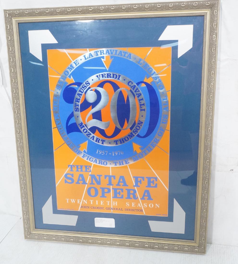 ROBERT INDIANA "Santa Fe Opera" Poster. 1976. Ori (1 of 10)