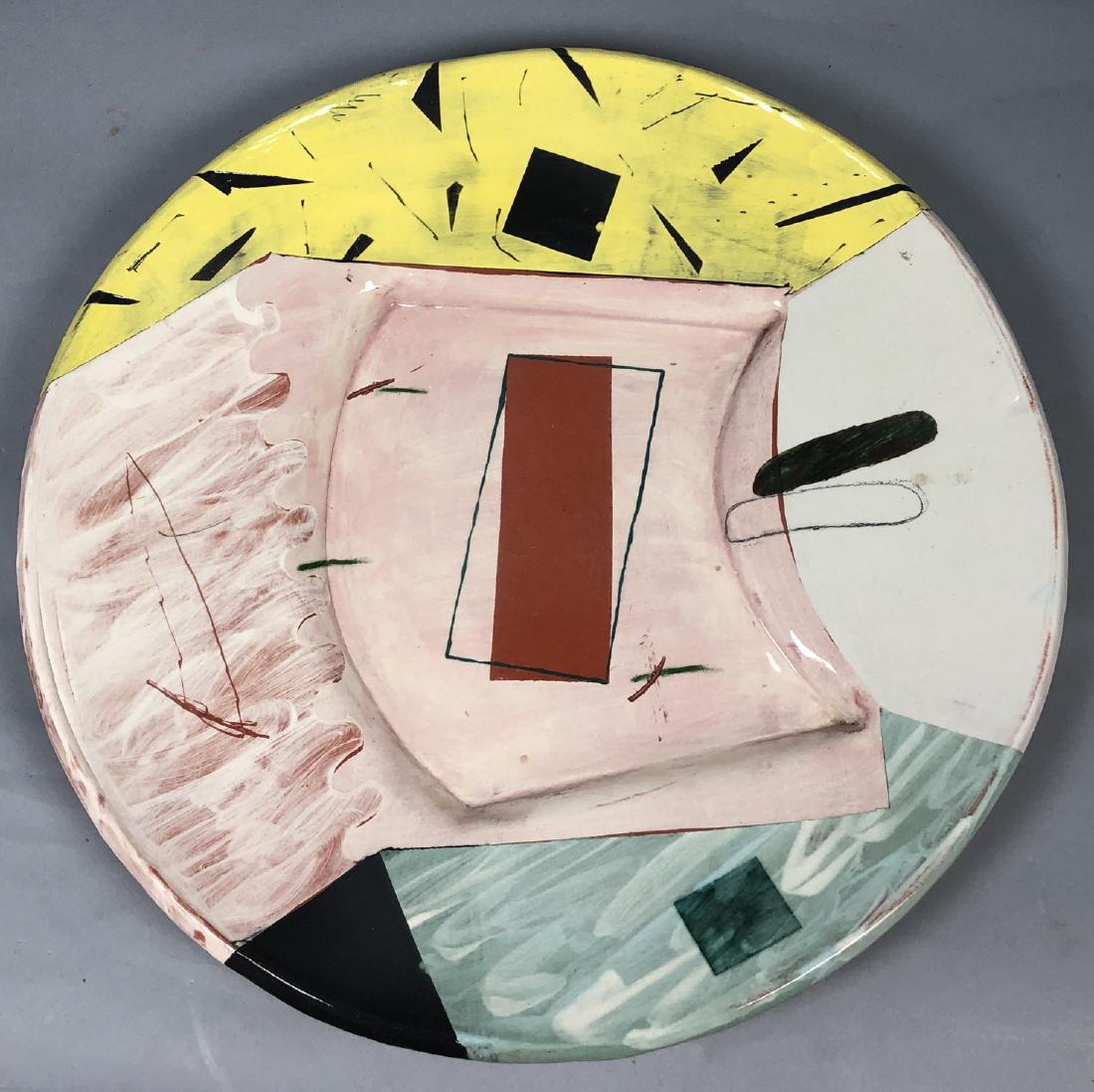 Decorative Glazed Terracotta Pottery Charger Wall (1 of 7)