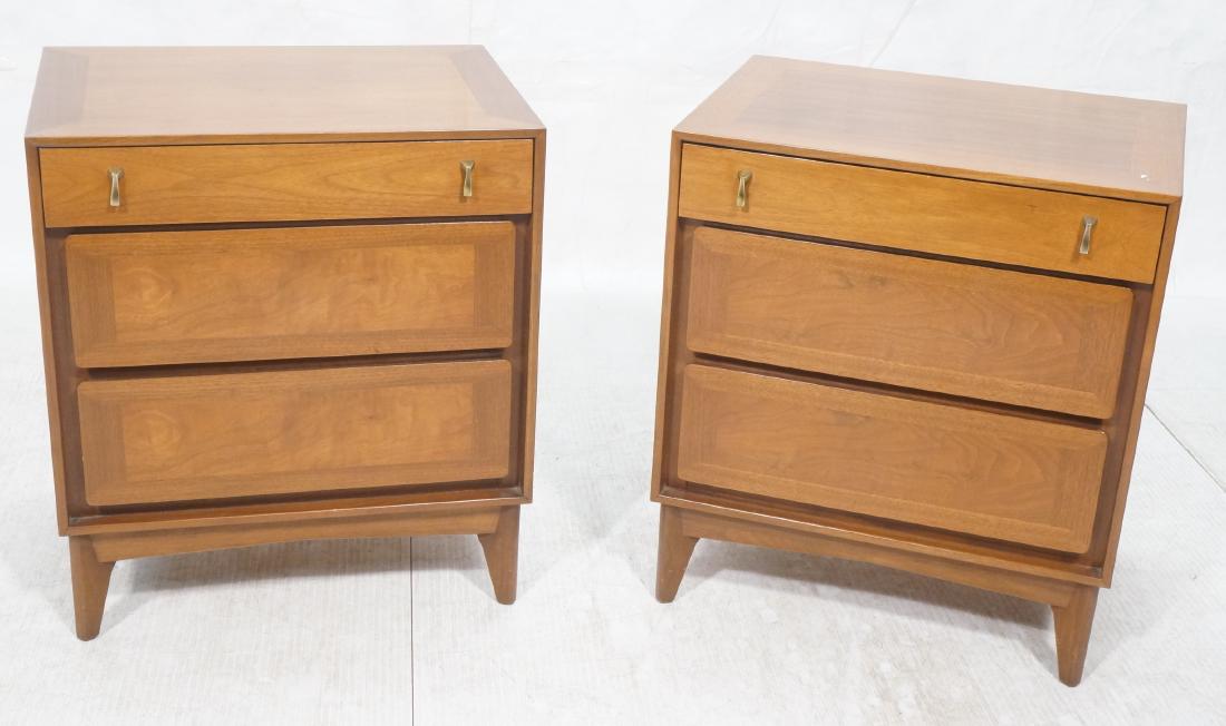 Pr American Modern Walnut Night Stands. Modernist (1 of 12)