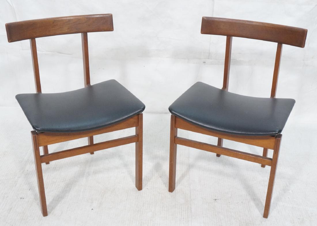 Pr FRANCE & SONS Danish Modern Teak Side Chairs. (1 of 12)