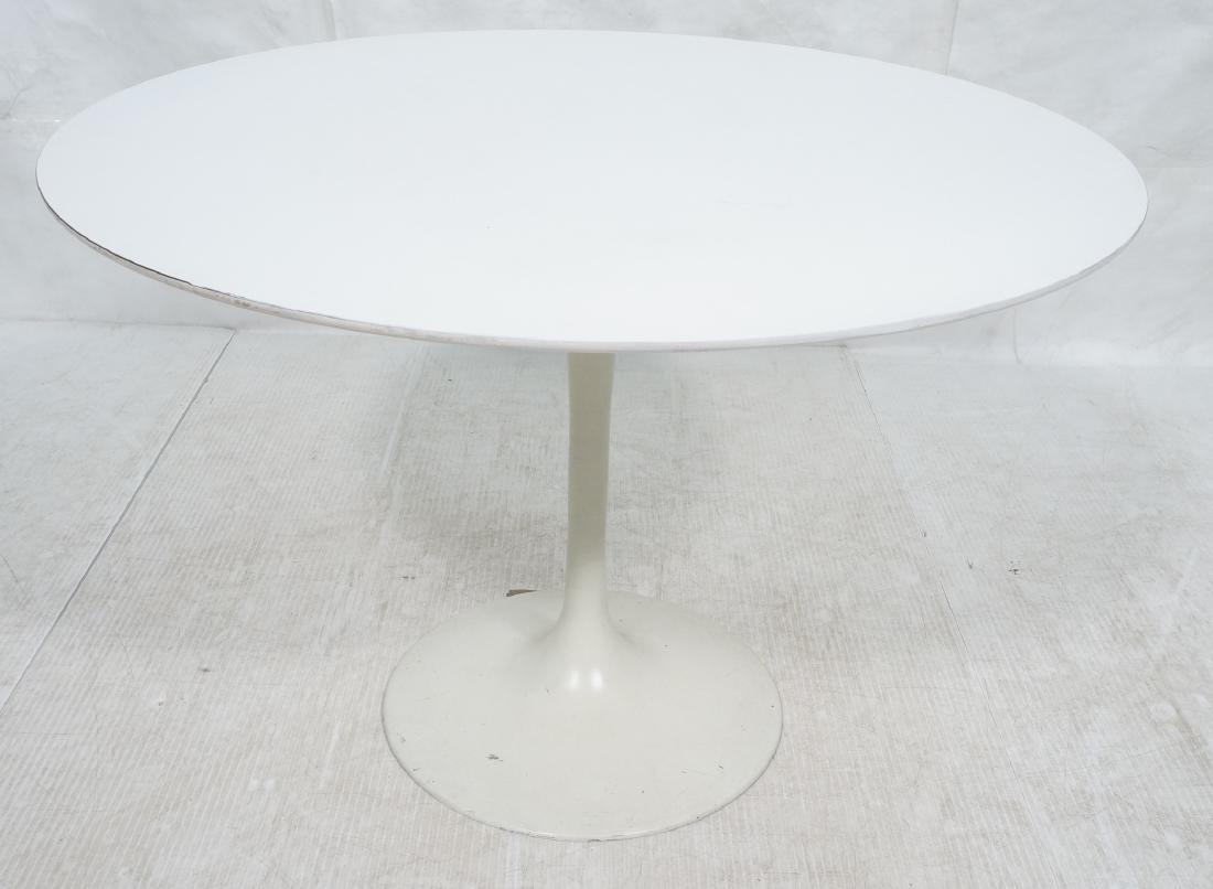 KNOLL SAARINEN White Tulip Dining Table. White la (1 of 12)