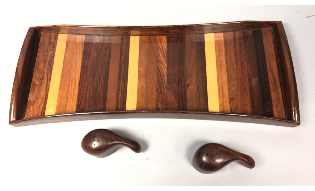 Don Shoemaker Mid Century Wood Items.  Salt & Pep (1 of 9)