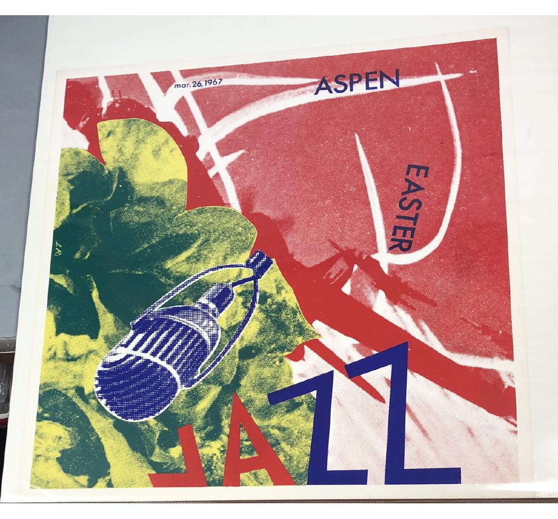 1967 Aspen Easter Jazz Festival Poster. Graphic l (1 of 6)