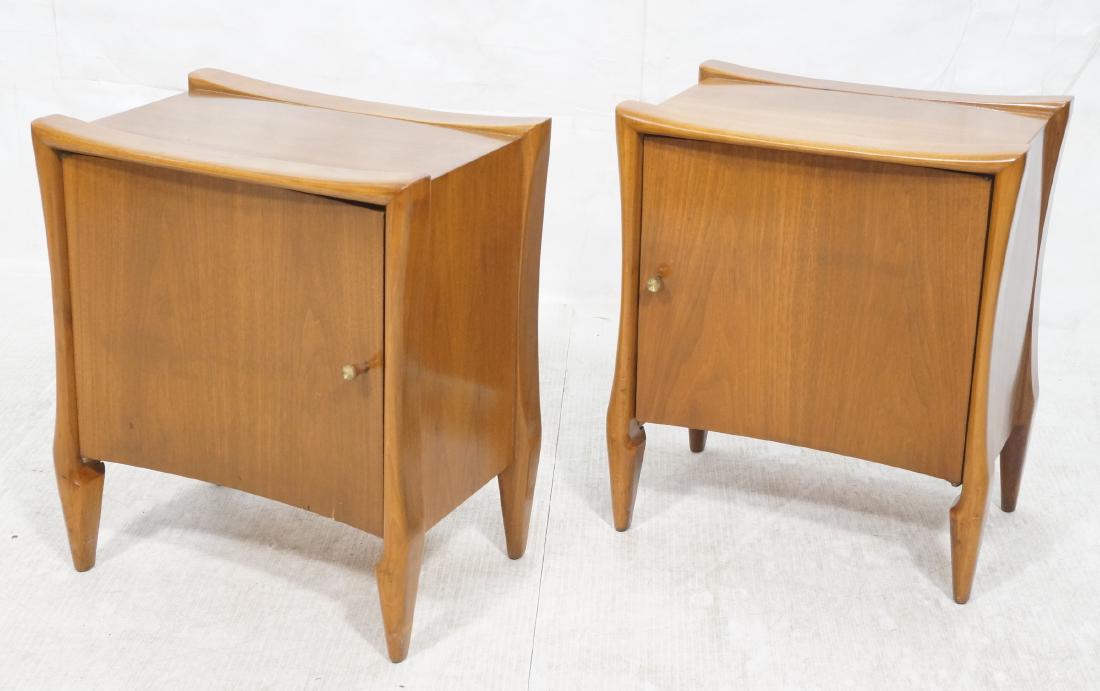 Pr Stylish American Modern Walnut Night Stands. S (1 of 13)
