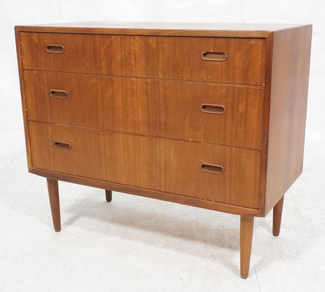 Danish Modern Teak Bachelors Chest. Inset wood pu (1 of 14)