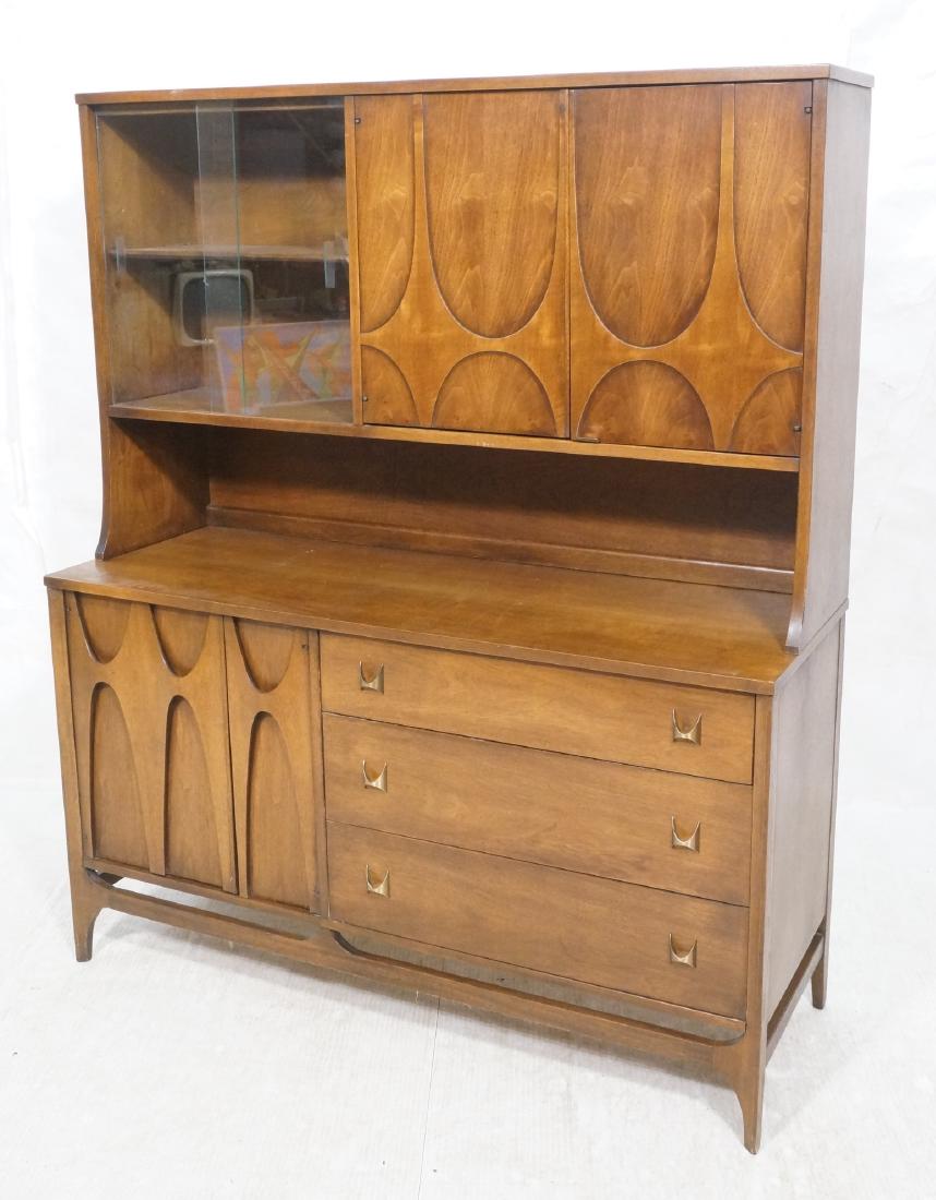 BRASILIA for BROYHILL 2pc Hutch top Credenza. sig (1 of 12)