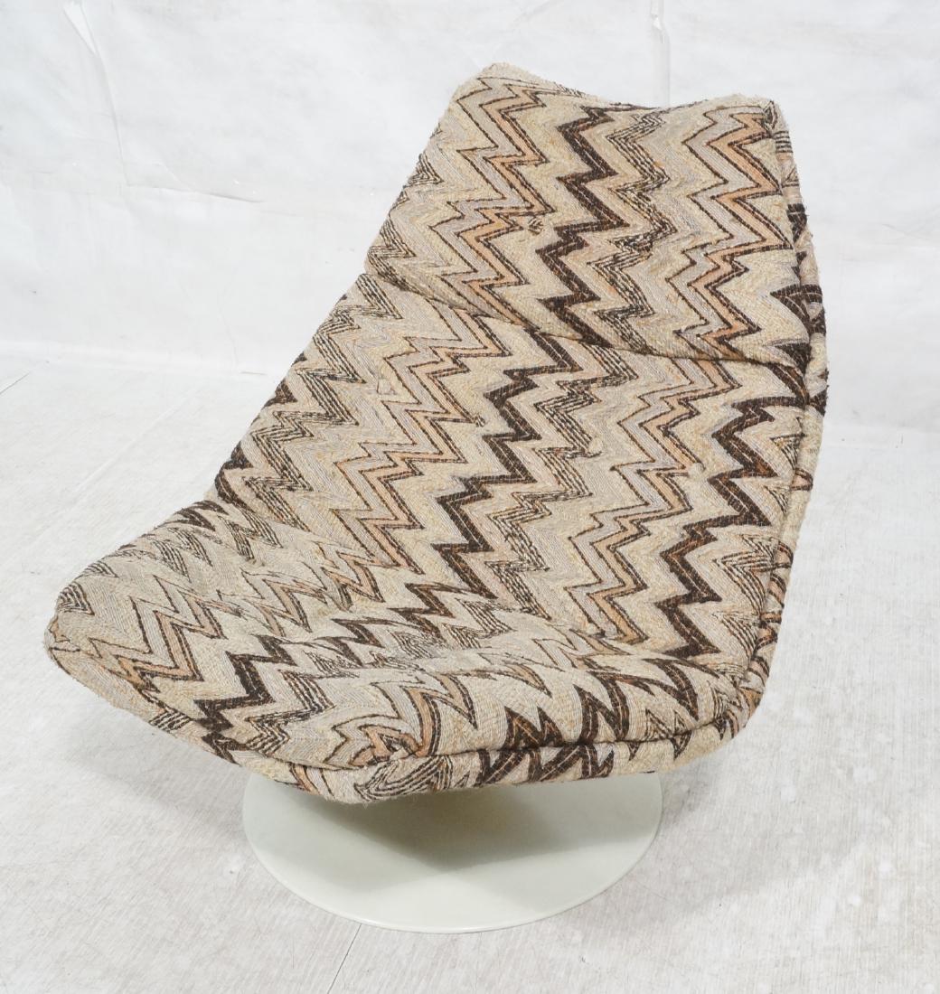 ARTIFORT Modernist Swivel Lounge Chair. Pie slice (1 of 8)