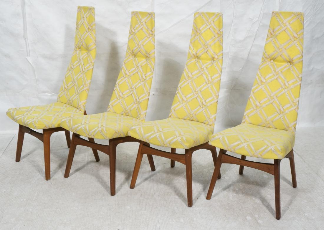 Set 4 Tall Back ADRIAN PEARSALL Dining Chairs. No (1 of 10)