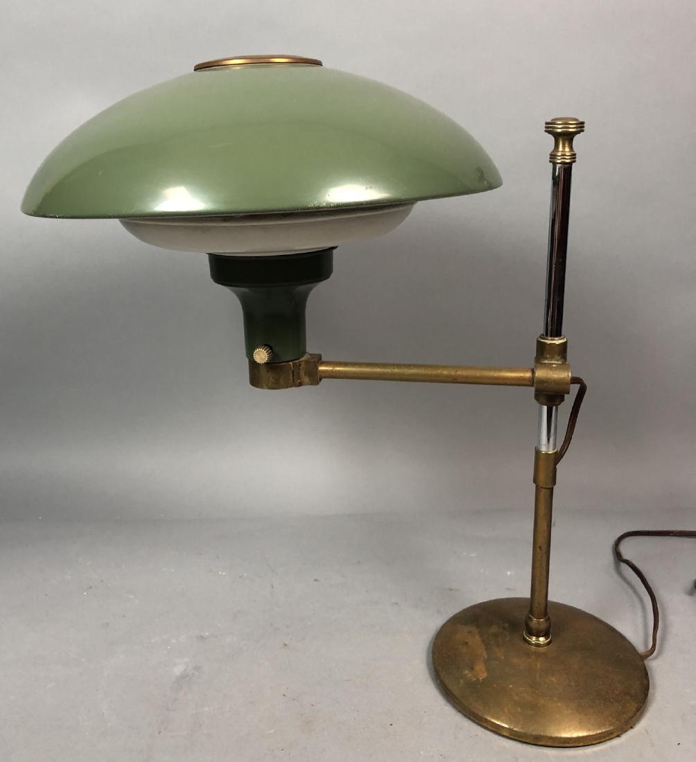 Green Enamel Metal Adjustable Table Desk Lamp. Mo (1 of 7)
