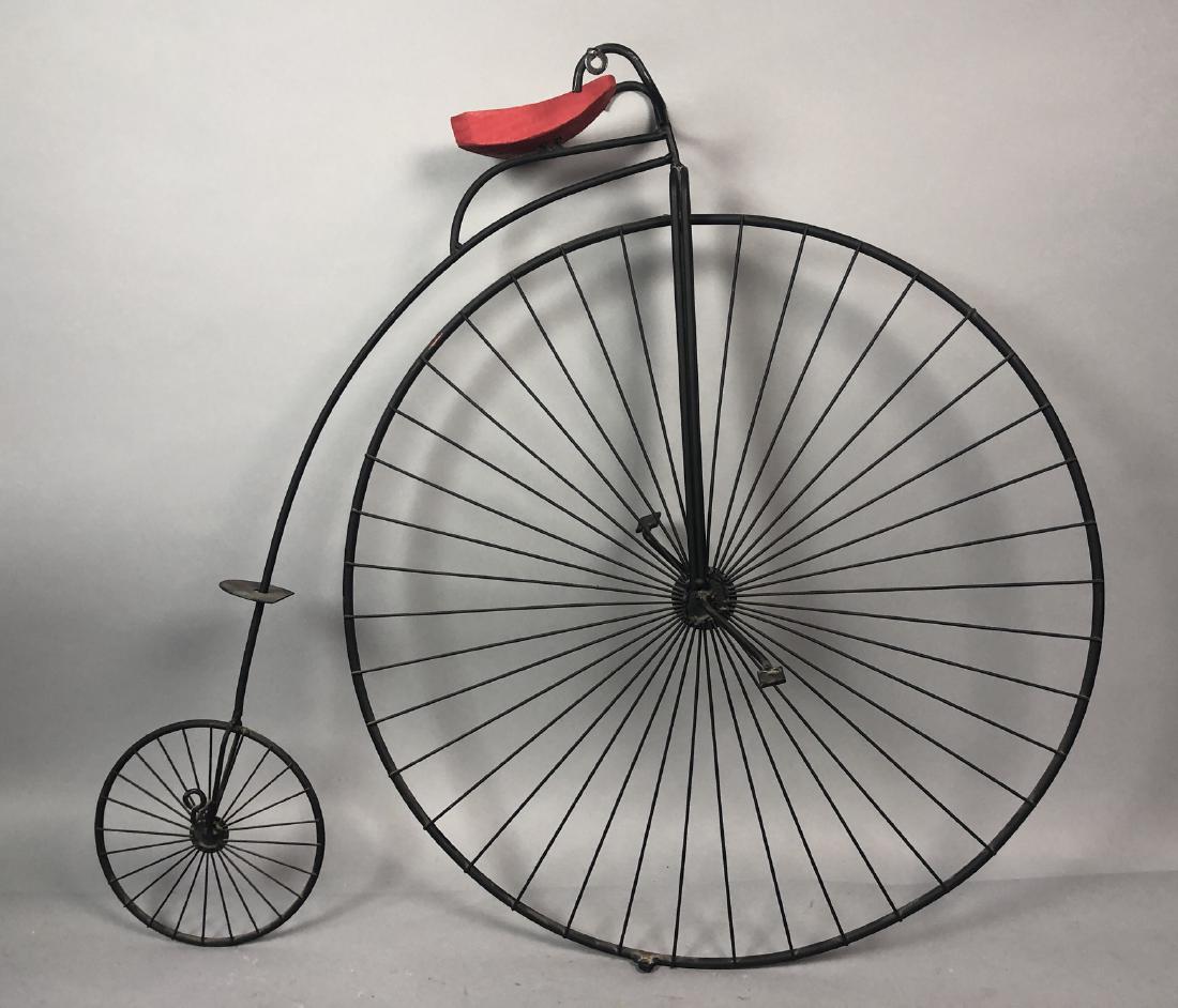 C JERE  Penny Farthing Wall Sculptures. Metal bic (1 of 4)