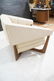 Modernist Open Cube Form Walnut Lounge Chair. Scu - 5
