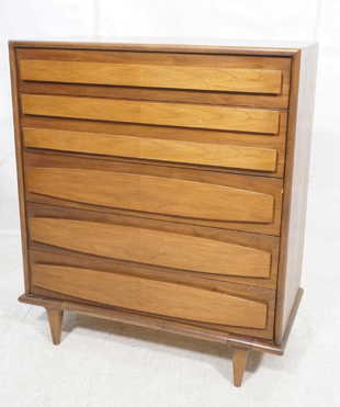 American Of Martinsville Prices 288 Auction Price Results American Of Martinsville Modern Walnut Dresser S