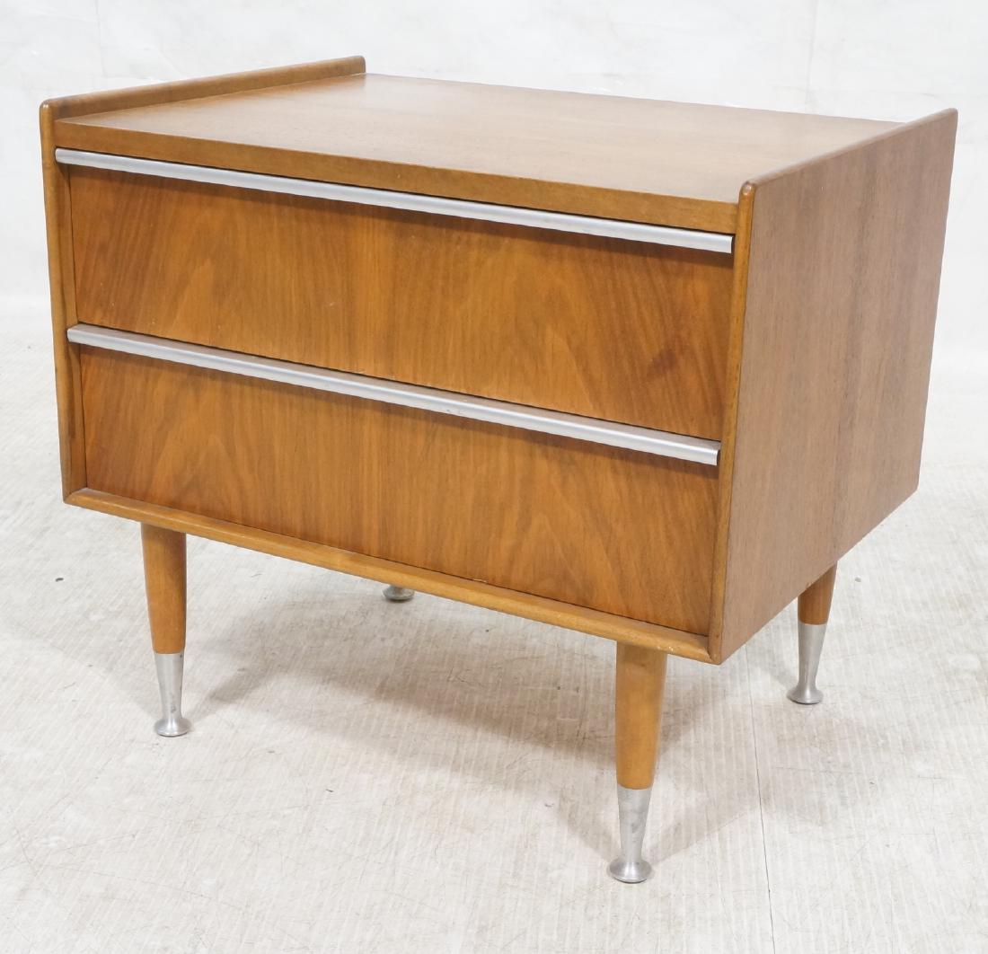American Modern Walnut Night Stand. Horizontal al (1 of 10)