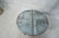 Industrial Round Zinc Top Occasional Table. Swive - 6
