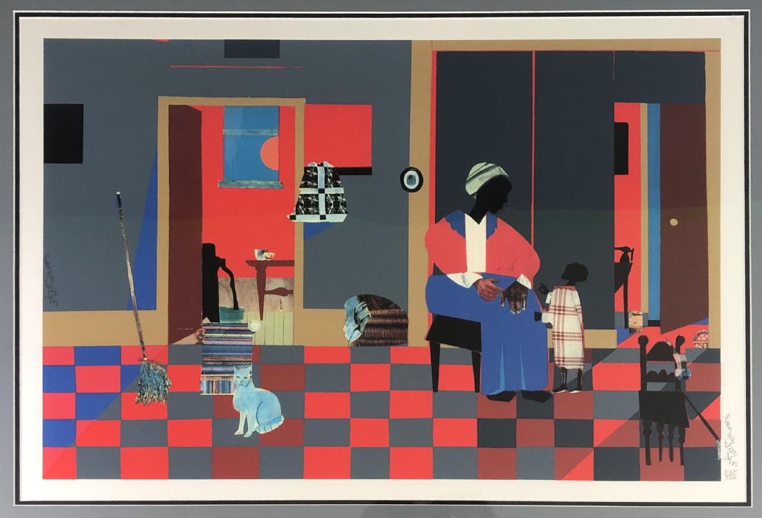 ROMARE BEARDEN (AMERICAN, 19111988) - "EARLY CARO (1 of 8)