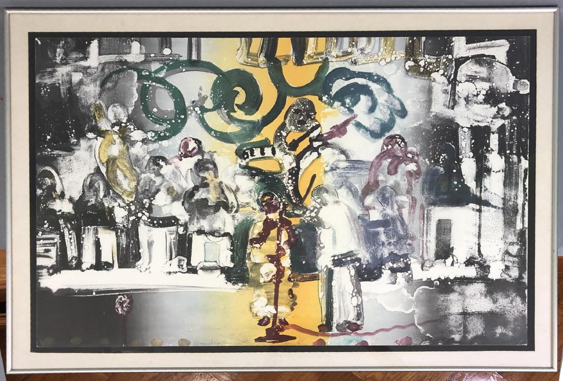 ROMARE BEARDEN Introduction for a Blues Quenn. - (1 of 7)