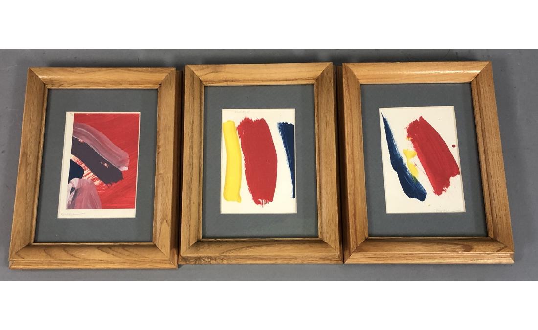 RON M. - 20th-21st Century - 3 ABSTRACT COMPOSITI (1 of 2)