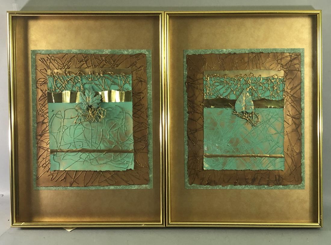 VANGUARD STUDIOS - 20th Century - PAIR OF ABSTRAC (1 of 6)