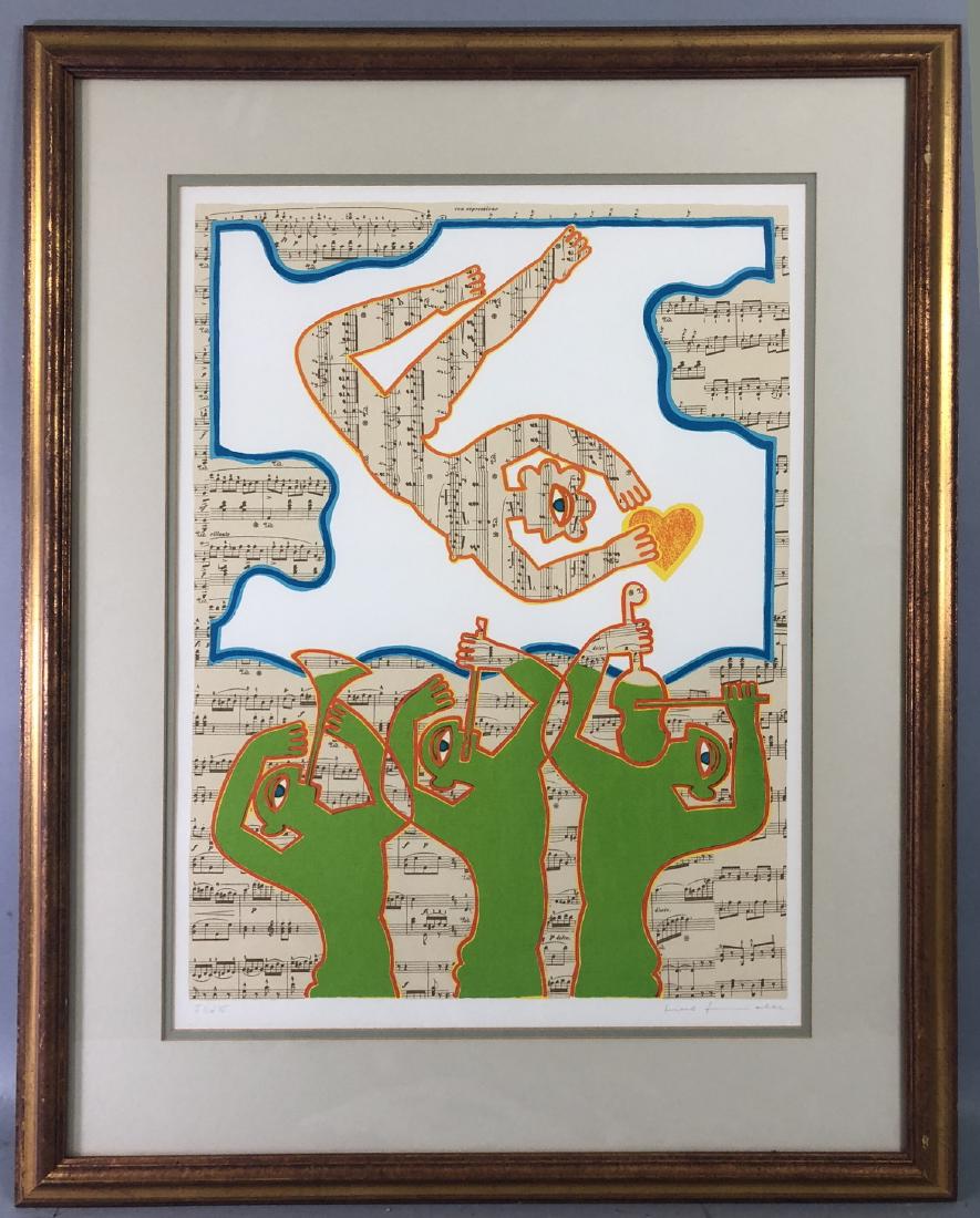 ARTIST UNKNOWN - 20th Century - MUSICAL COLLAGE W (1 of 7)