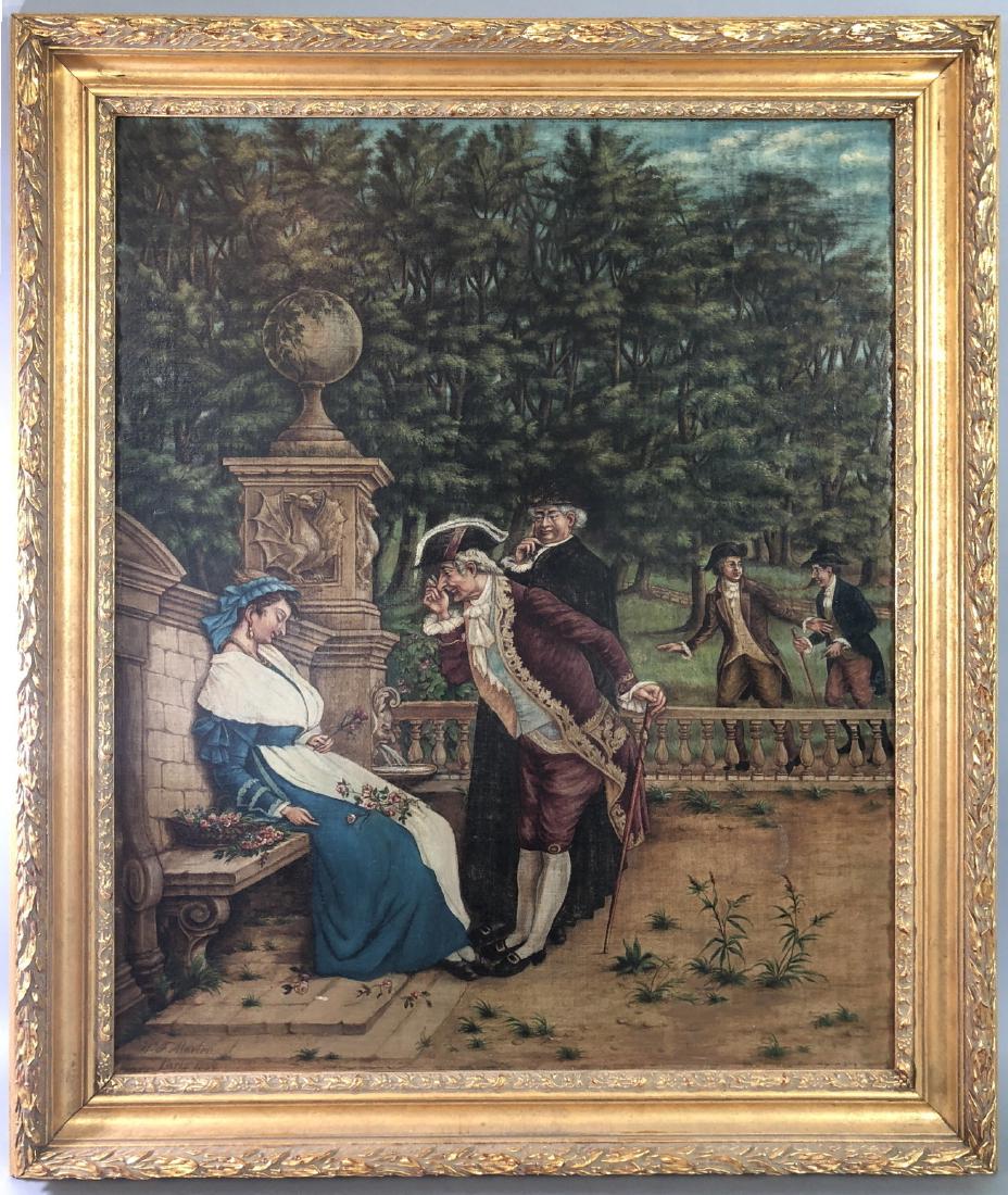 WILLEM JOHANNES MARTENS (DUTCH, - 1838-1898) - "L: WILLEM JOHANNES MARTENS (DUTCH, - 1838-1898) - "LA BELLA ADDORMENTATA" - Signed lower left, "W.F. Martens, Paris , - 1889" - Oil on canvas - Framed - 29 x 23 in. (sight) - CONDITION: - Wax to back - -