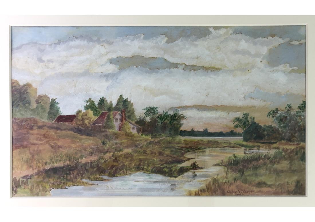 G. DANIEL WENDT - 1936 - RUSTIC LANDSCAPE ALONG C (1 of 11)