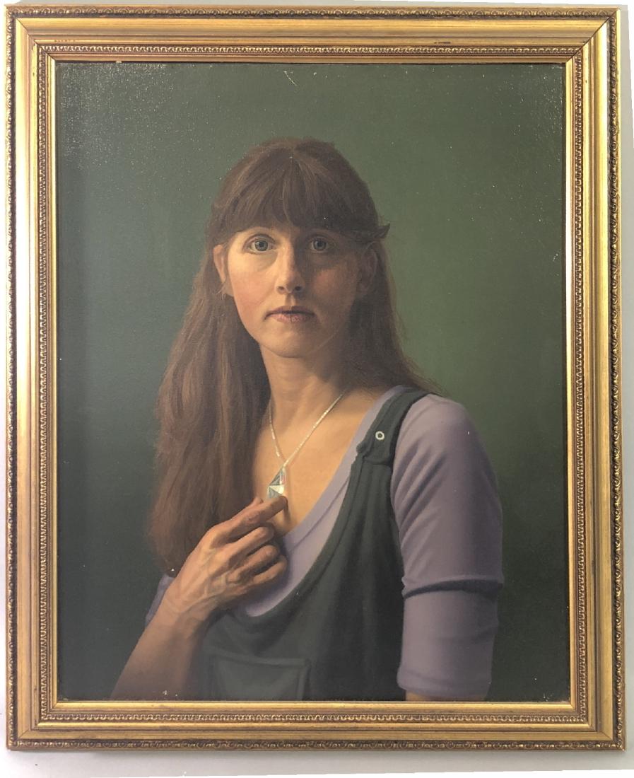 MARK JACOBSEN - 20th Century - "HOPE" - Oil on ca (1 of 10)