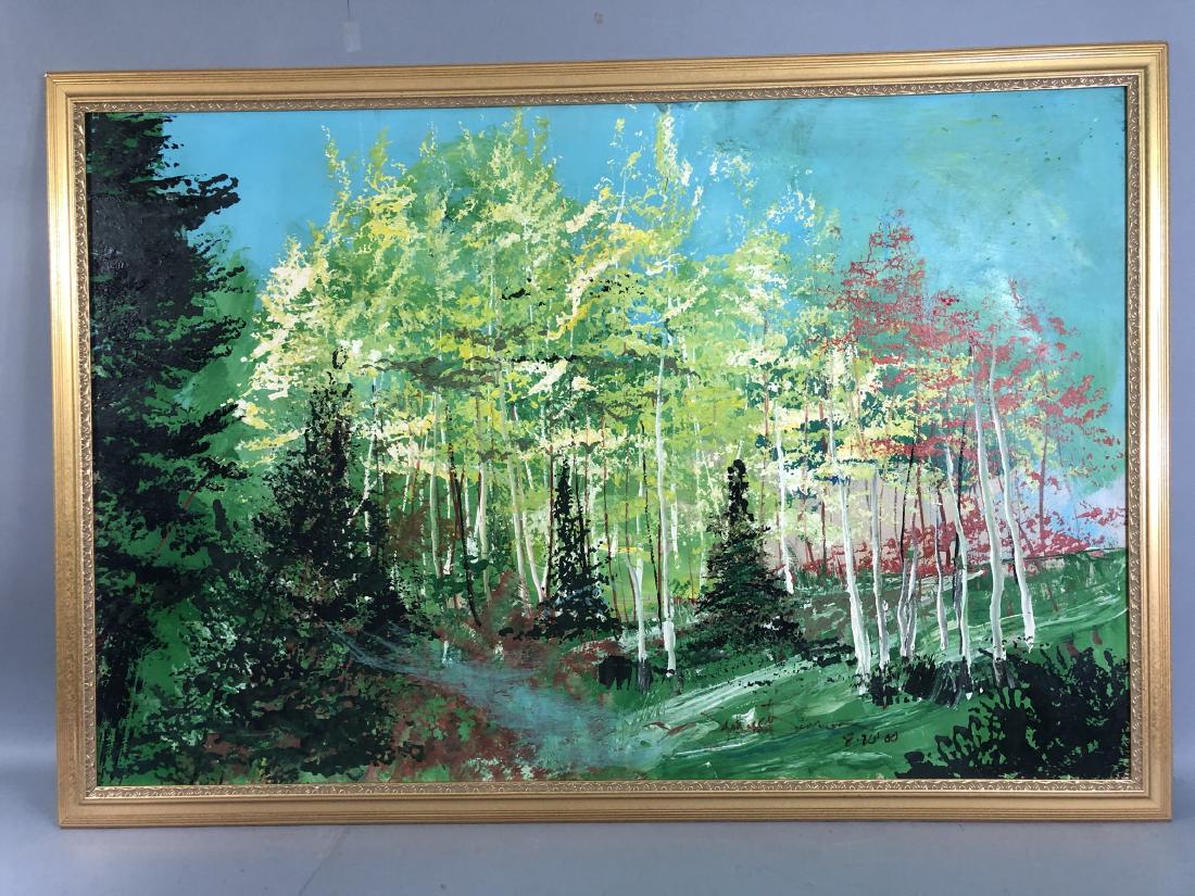 SAMUEL - 2000 - ABSTRACT TREES - Signed and dated (1 of 3)