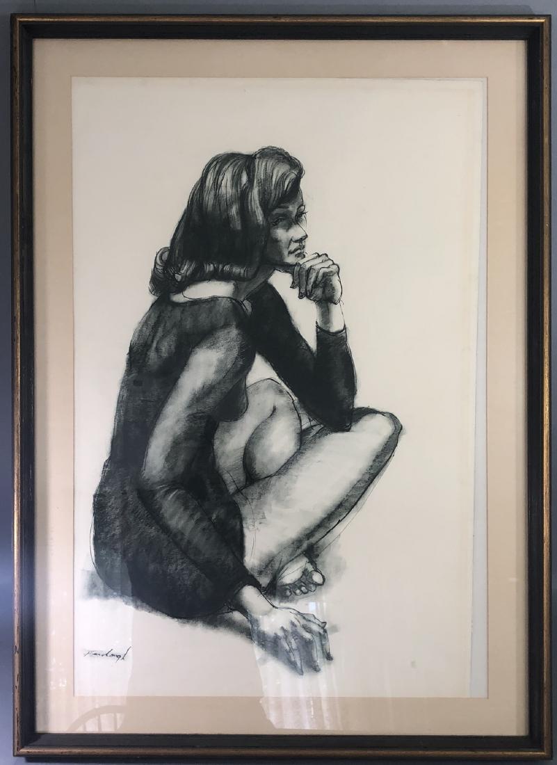 GERALD FAIRCLOUGH (AMERICAN, B. - 1946) - "MEDITA (1 of 7)