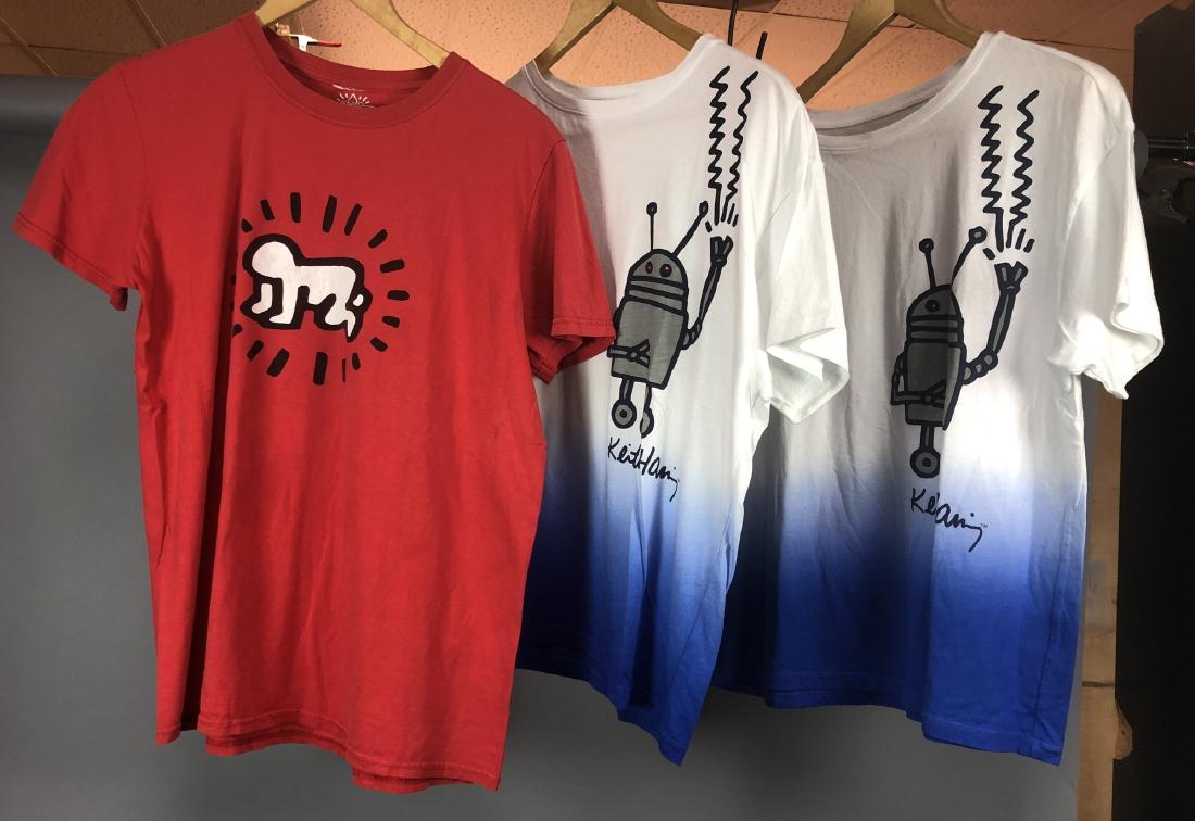 3 Vintage KEITH HARING 1 Pop Shop and  SPRZ NY T (1 of 8)