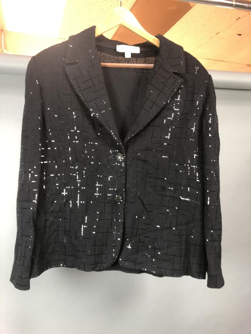 ST JOHN EVENING Designer  Sweater Blazer Jacket. (1 of 4)