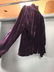 3pc Designer Purple Velvet Fashion. DIANE VON FUR - 10