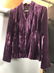 3pc Designer Purple Velvet Fashion. DIANE VON FUR - 8