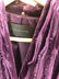 3pc Designer Purple Velvet Fashion. DIANE VON FUR - 9
