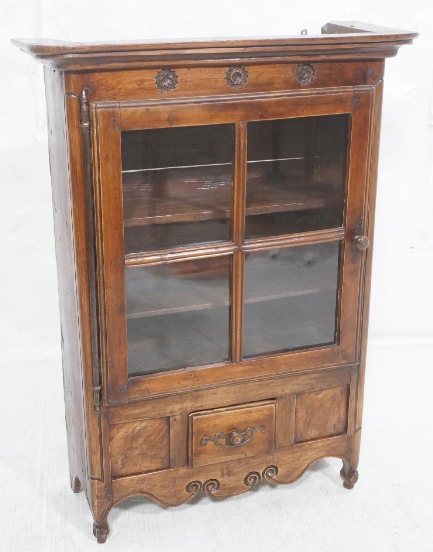Antique French Country Display Cabinet. Decorativ (1 of 8)