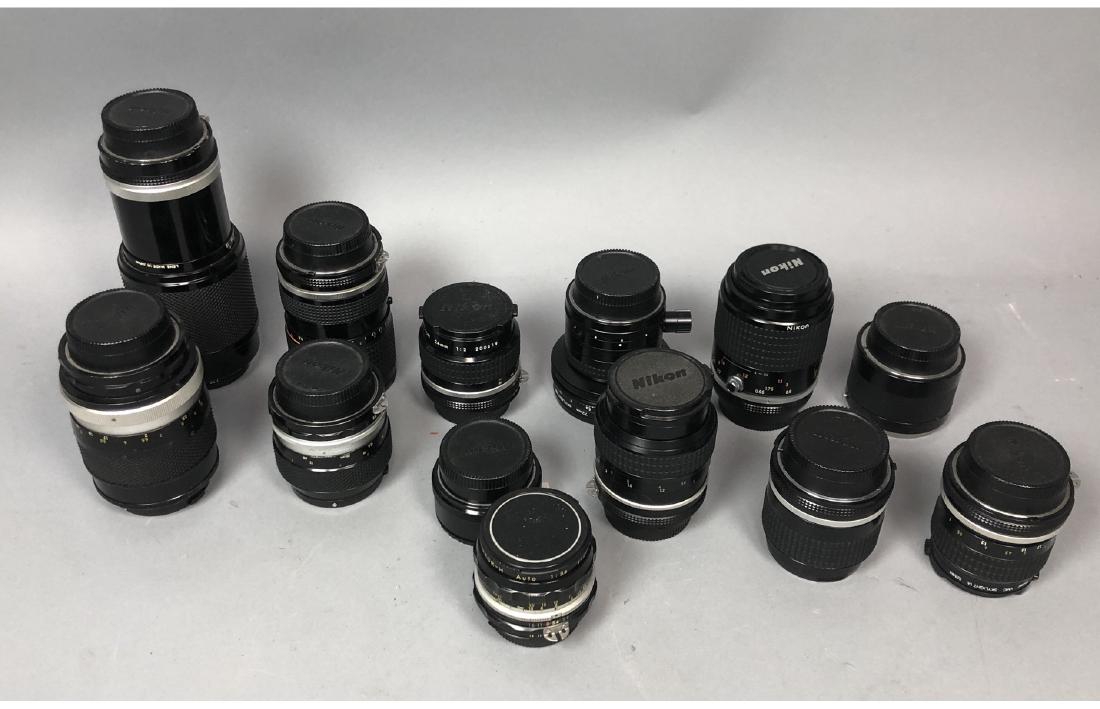 13 NIKON 35mm Camera Lenses. Telephoto, zoom, etc (1 of 20)